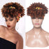 Afro Puff Curly Headband Wig for  Women